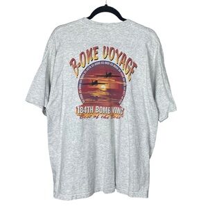 Vintage Kansas Air Guard B1 Bomber T Shirt